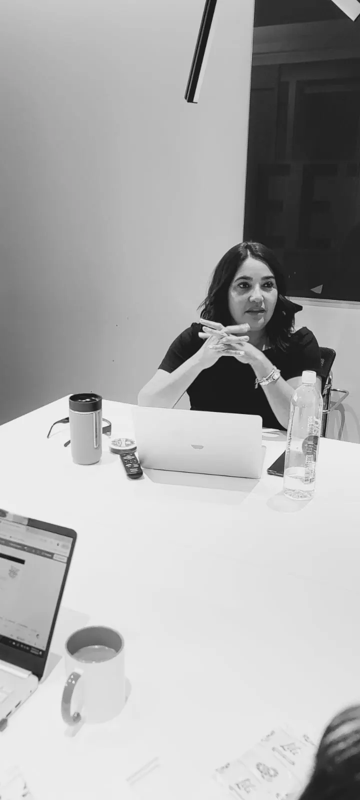 Joanna Arroyo durante un taller de marketing digital